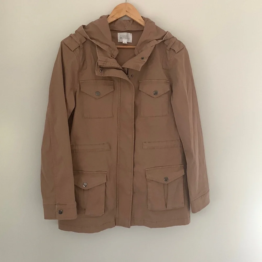 Market & Spruce “Kathleen” Cargo Jacket - Picture 1 of 2